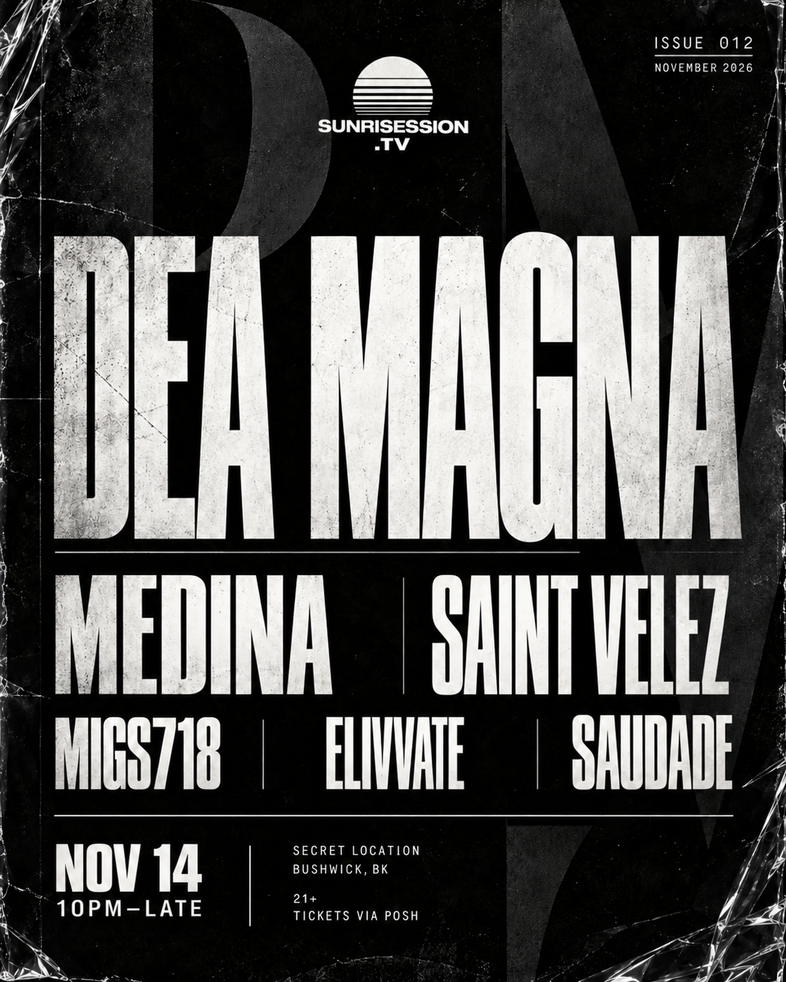 SUNRISESSION.TV: DEA MAGNA - Saint Velez - MEDINA - MiGS718