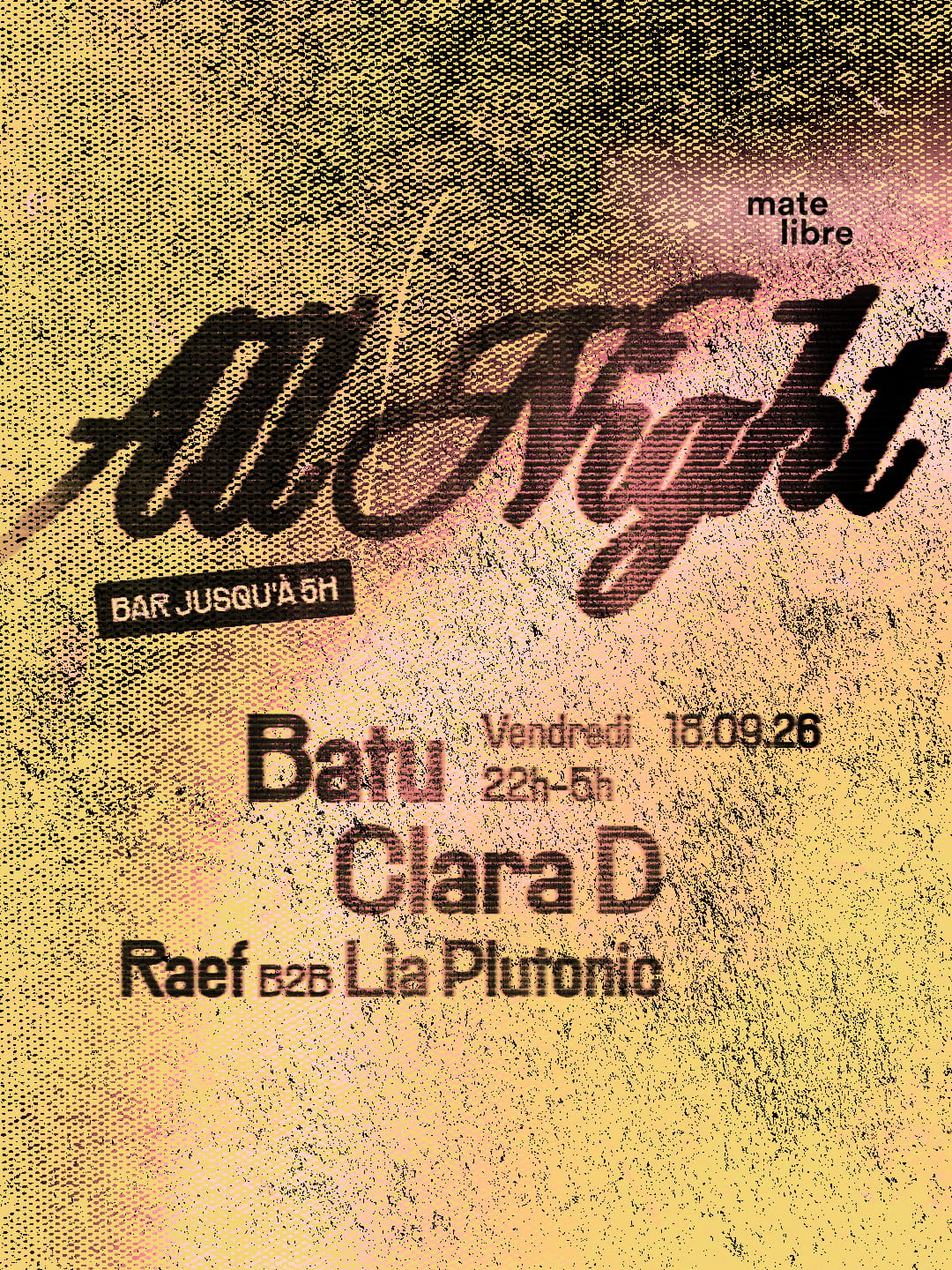 ALL NIGHT: Batu - Clara D - Raef b2b Lia Plutonic