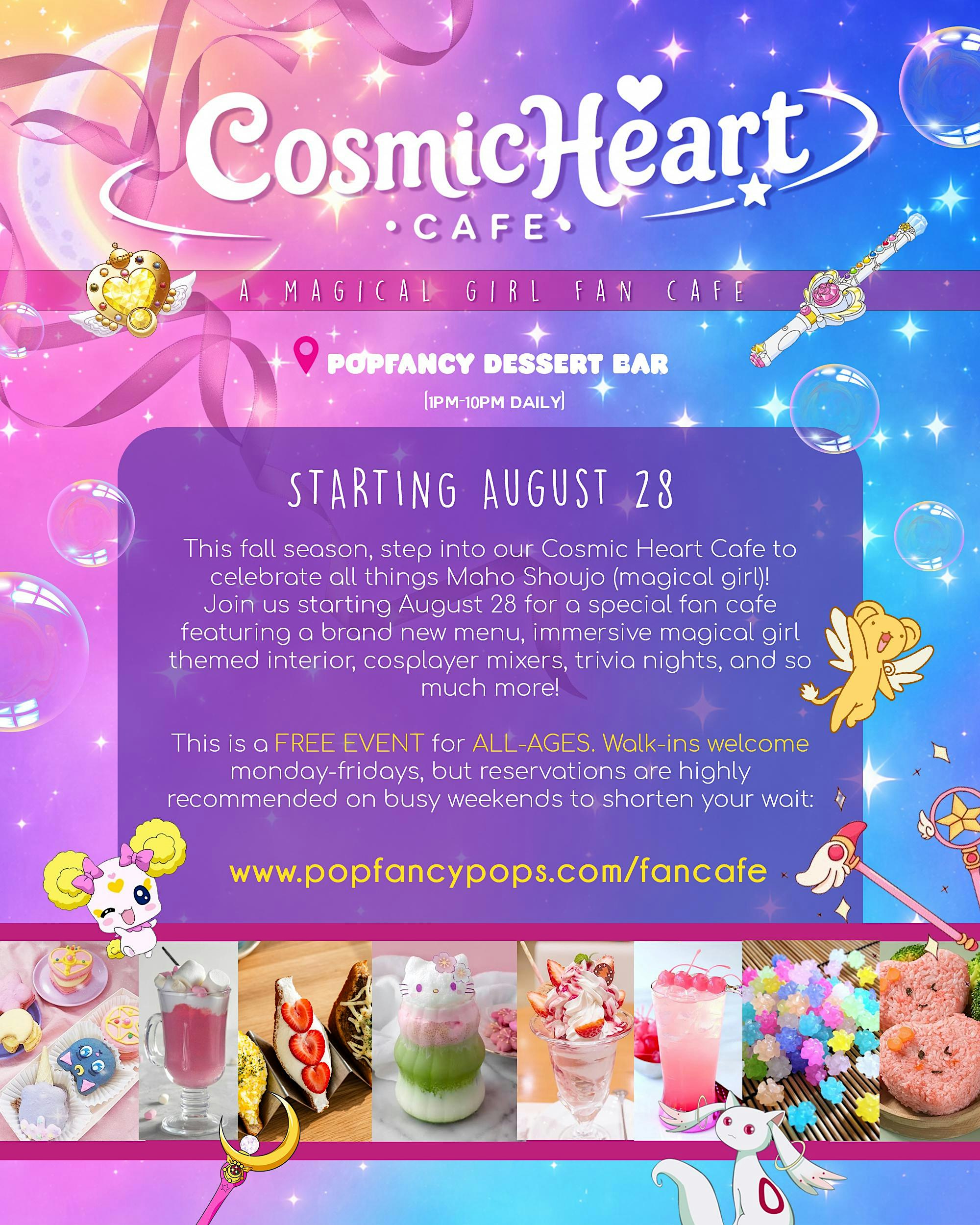 COSMIC HEART CAFE - a magical girl fan cafe