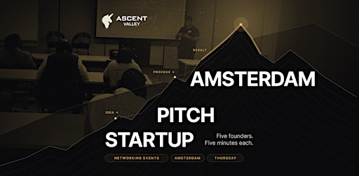 Startup Pitch Events Amsterdam: 5 Founders on Stage
