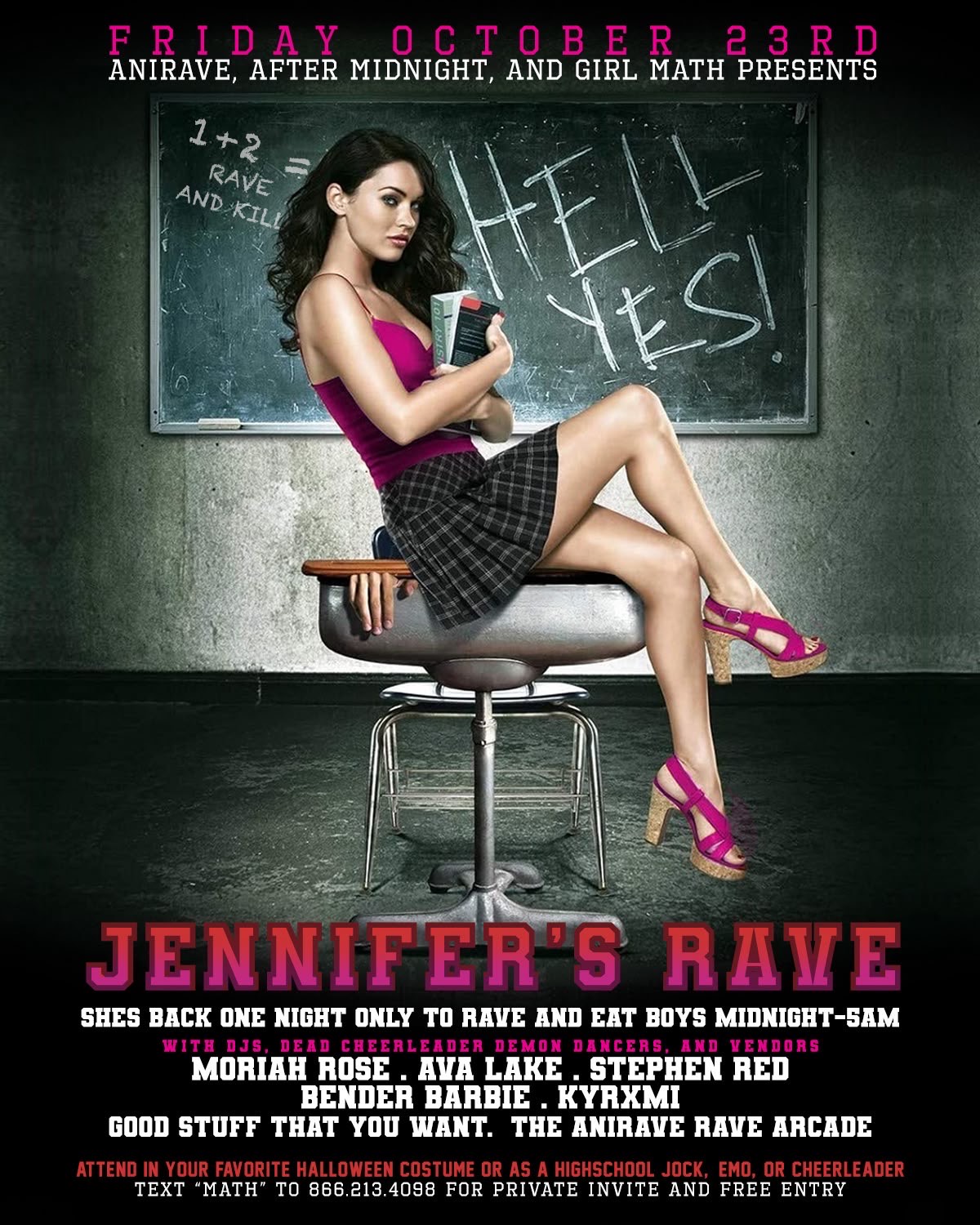 JENNIFER’S BODY RAVE | GIRL MATH X AFTERMIDNIGHT