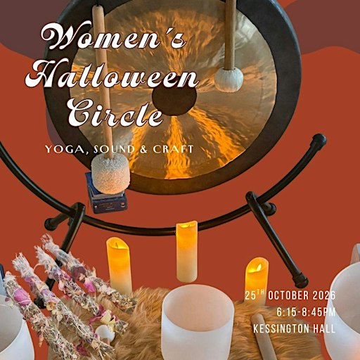 Halloween Women's Circle: Yoga, Sound Healing & Craft