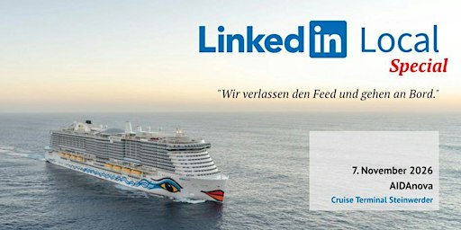 LinkedIn Local Special - an Bord von AIDAnova in Hamburg