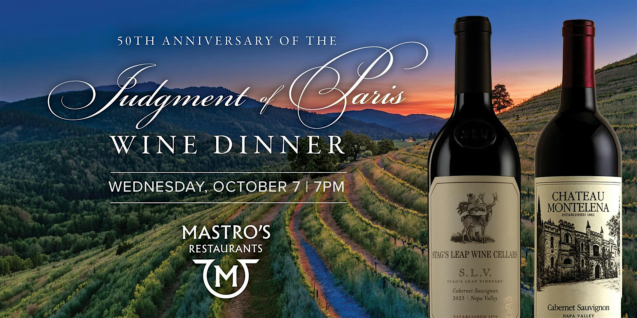 The Judgment of Paris Wine Dinner - Mastro's Las Vegas Ocean Club