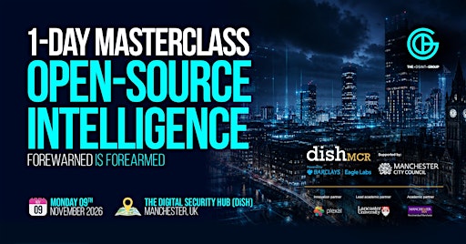 1-Day Masterclass Open-Source Intelligence - OSINT. Forewarned Is Forearmed