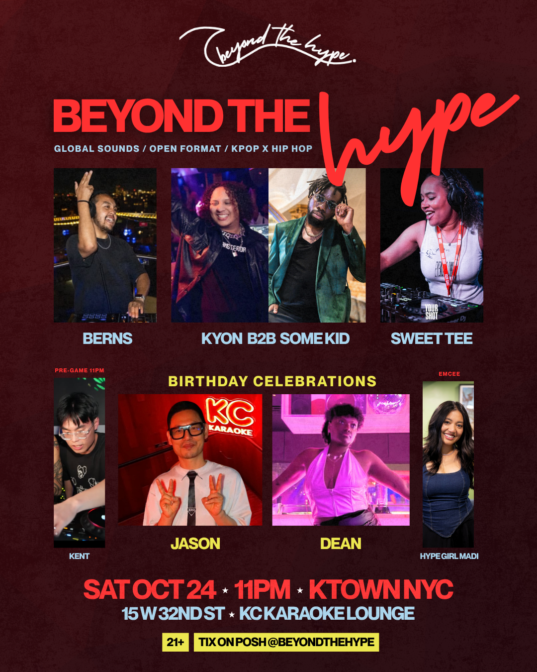 BEYOND THE HYPE | Saturday Night Party in Koreatown NYC @ KC Karaoke Lounge