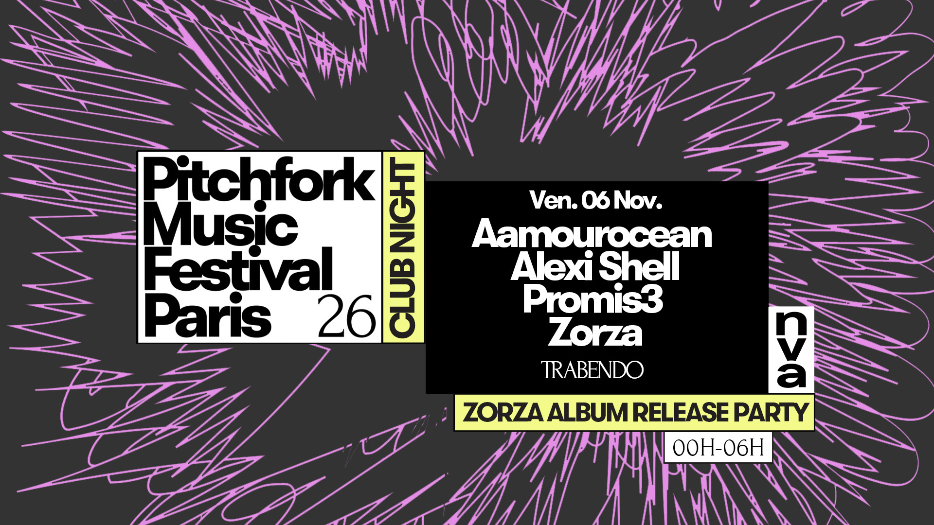 Pitchfork Club Night: Aamourocean, Alexi Shell, Promis3, Zorza