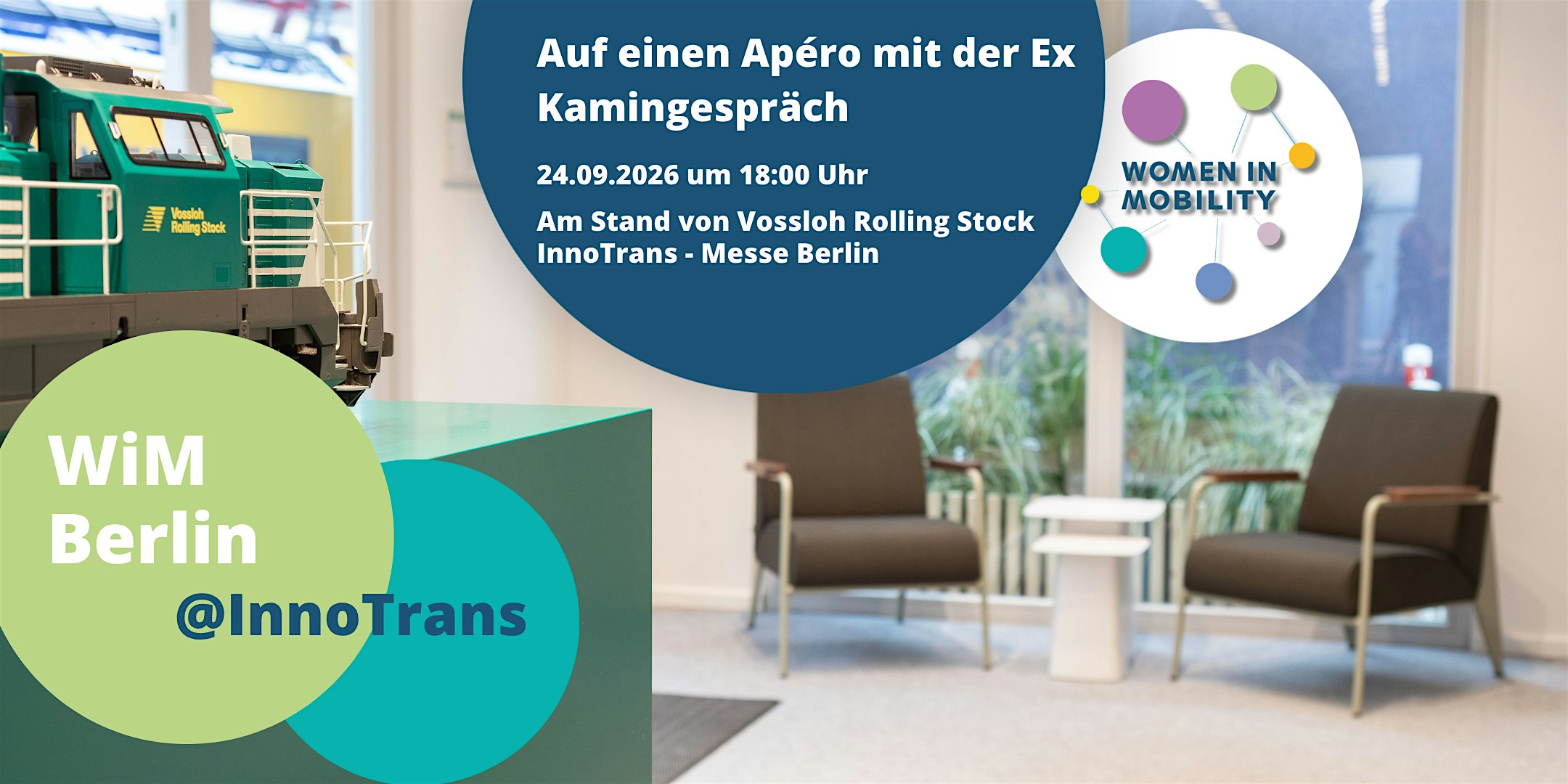 Auf einen Apéro mit der Ex - Kamingespräch @InnoTrans