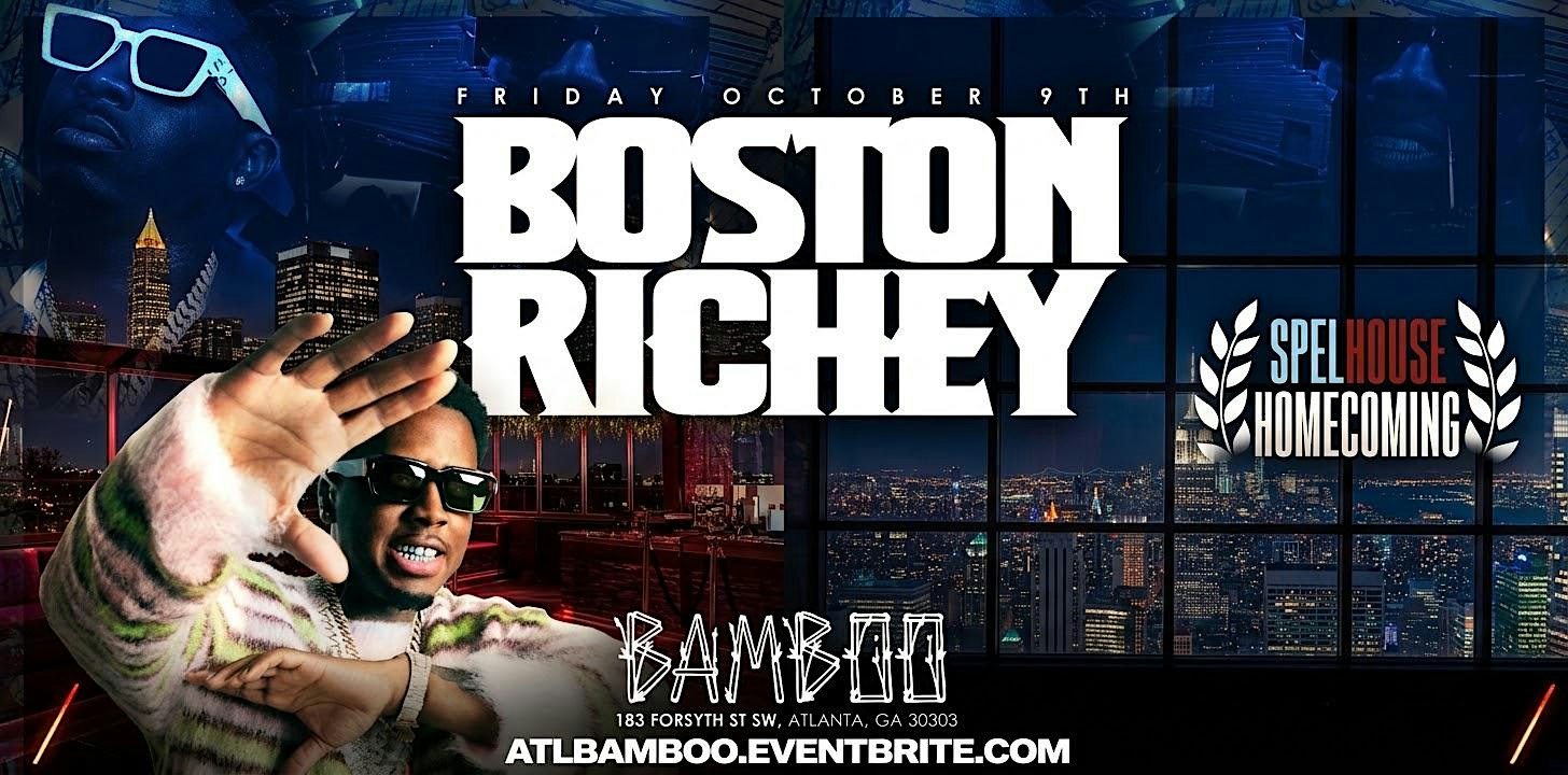 BOSTON RICHEY LIVE - SPELHOUSE HOMECOMING