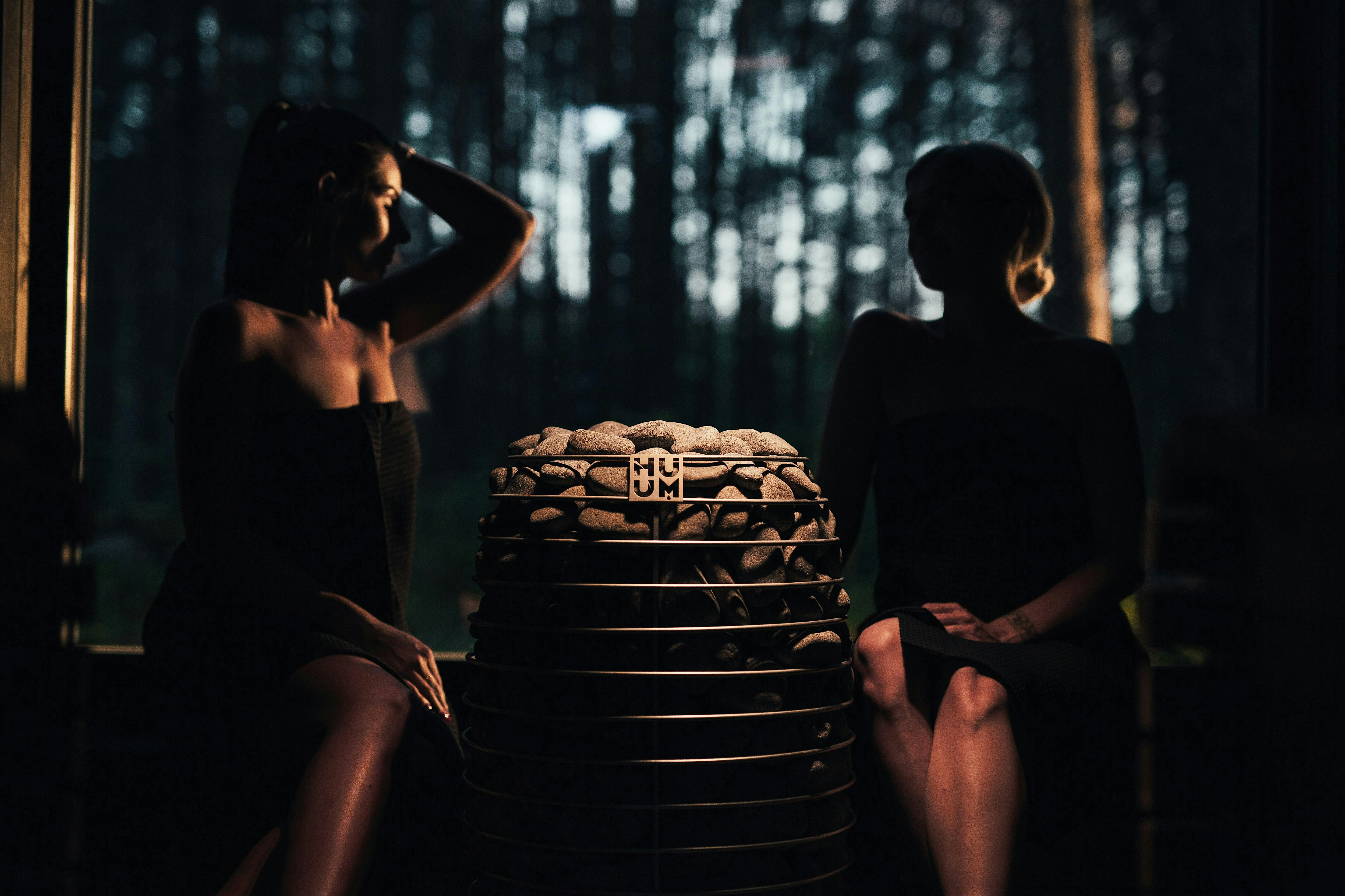 Private Sauna im Waldbad