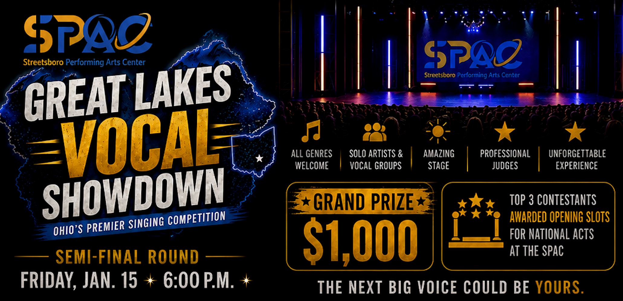 Great Lakes Vocal Showdown: Semi-final