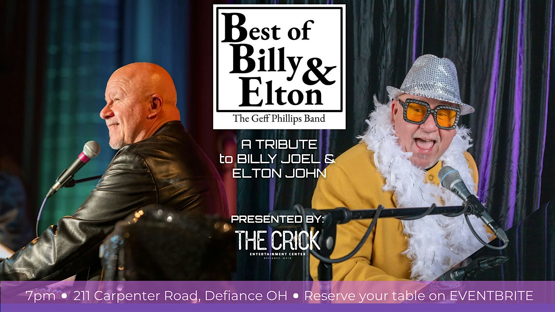 Billy Joel & Elton John Tribute w/ Best of Billy & Elton