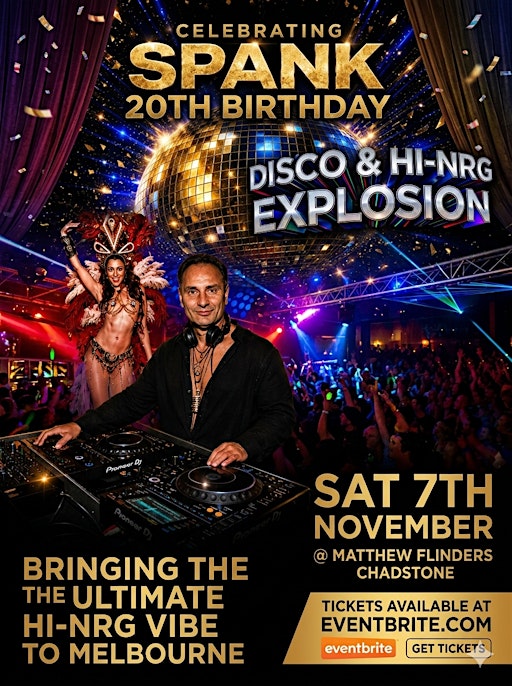 SPANK DISCO & HINRG EXPLOSION-20TH BIRTHDAY BASH