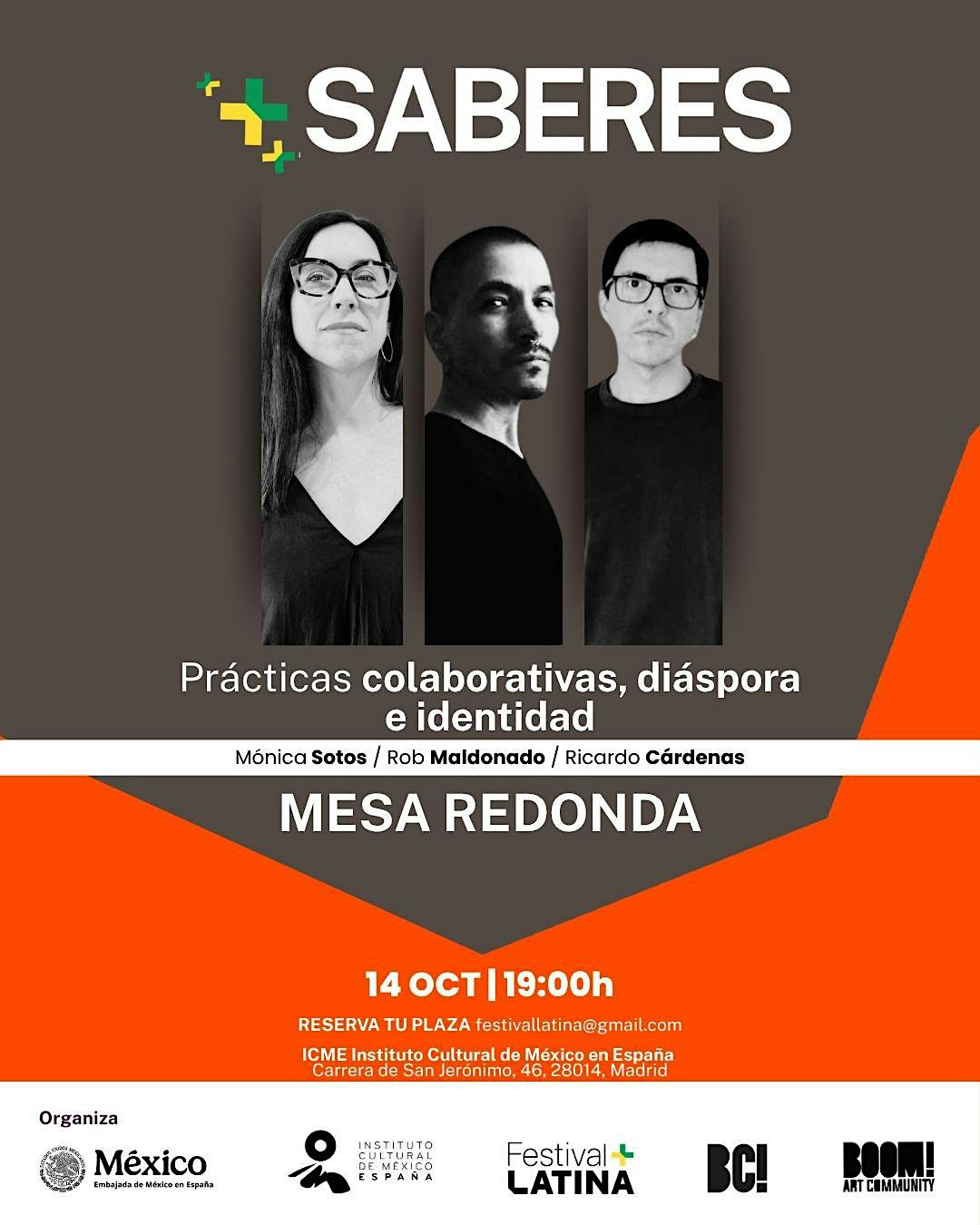 +Saberes / Conversatorio Prácticas colaborativas, diáspora e identidad