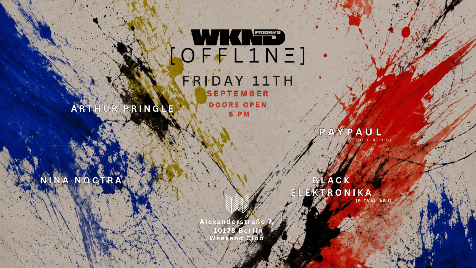 WKND X OFFLINE - SUMMER CLOSING