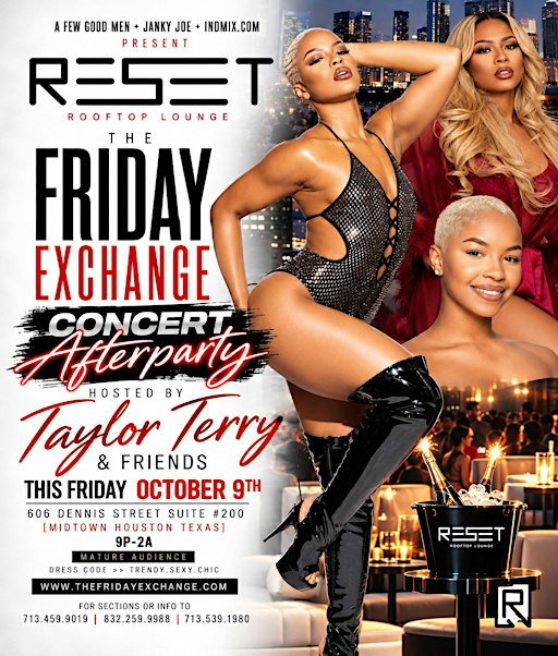 The FRIDAY EXCHANGE at RESET ROOFTOP