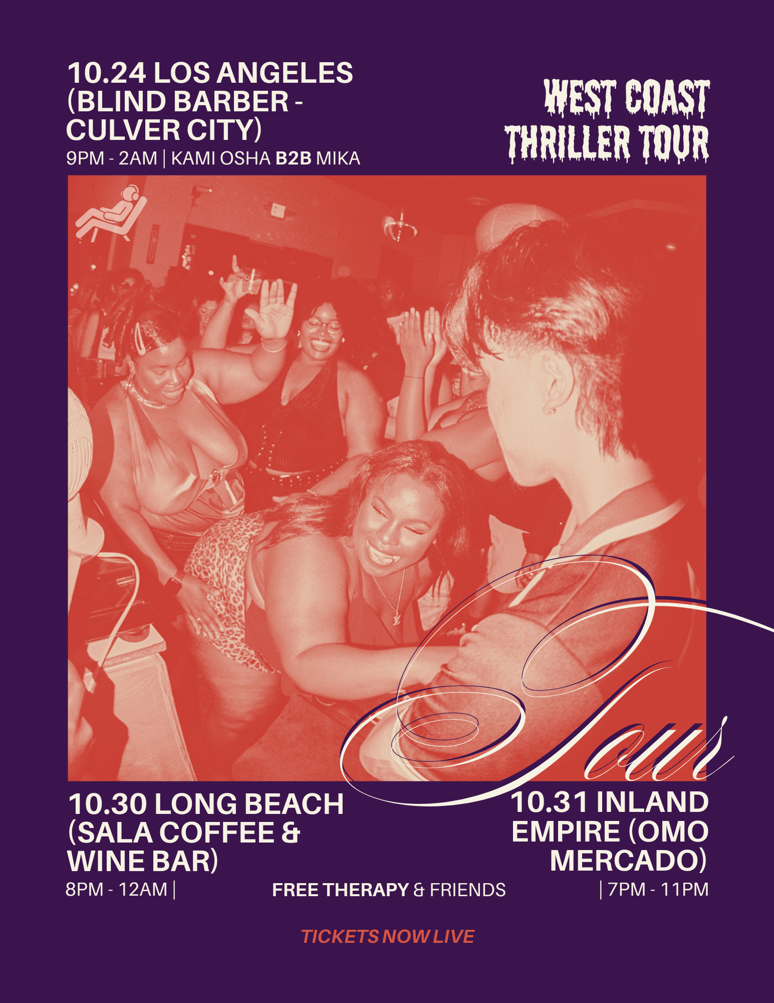 Free Therapy Presents: West Coast Thriller (Long Beach)