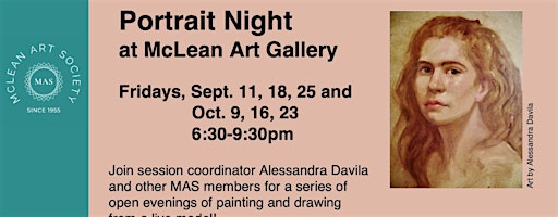 Portrait Night at McLean Art Gallery