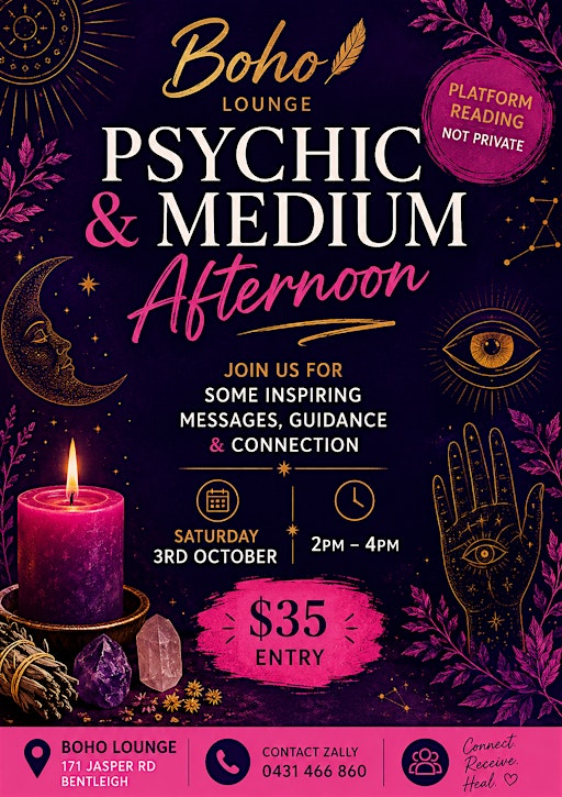 Psychic & Medium Platform Afternoon