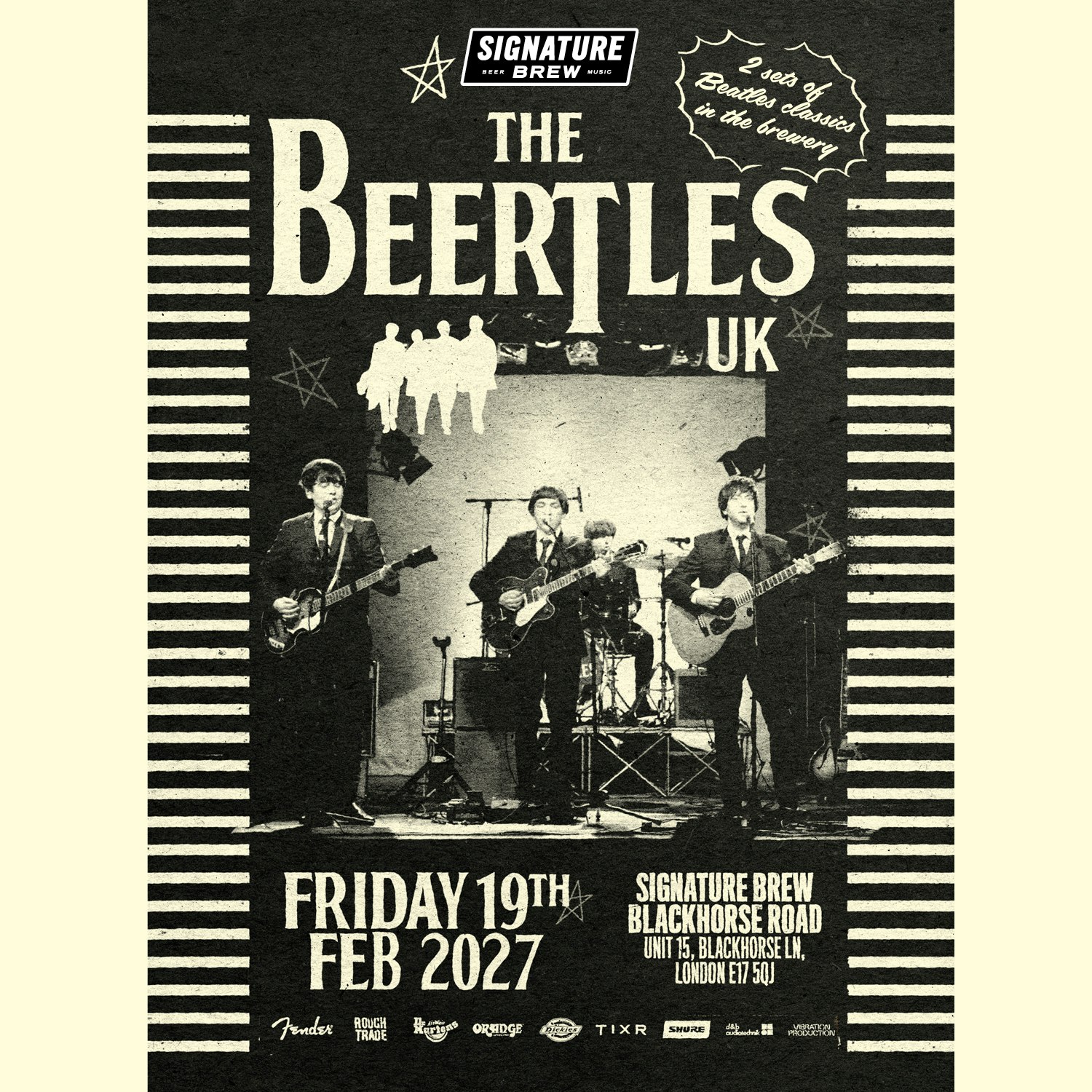 The Beertles - The Ultimate Beatles Tribute in a Brewery | London