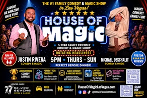 Vegas' #1 Family Friendly House Of Magic At Delirious Comedy Club