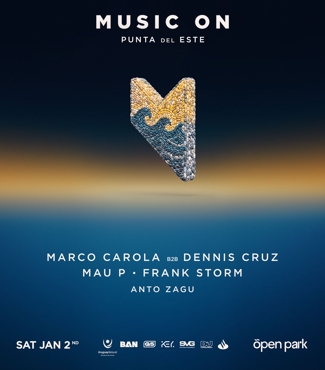 Marco Carola B2B Dennis Cruz - Open Park, Punta del Este - ALLMusicParties