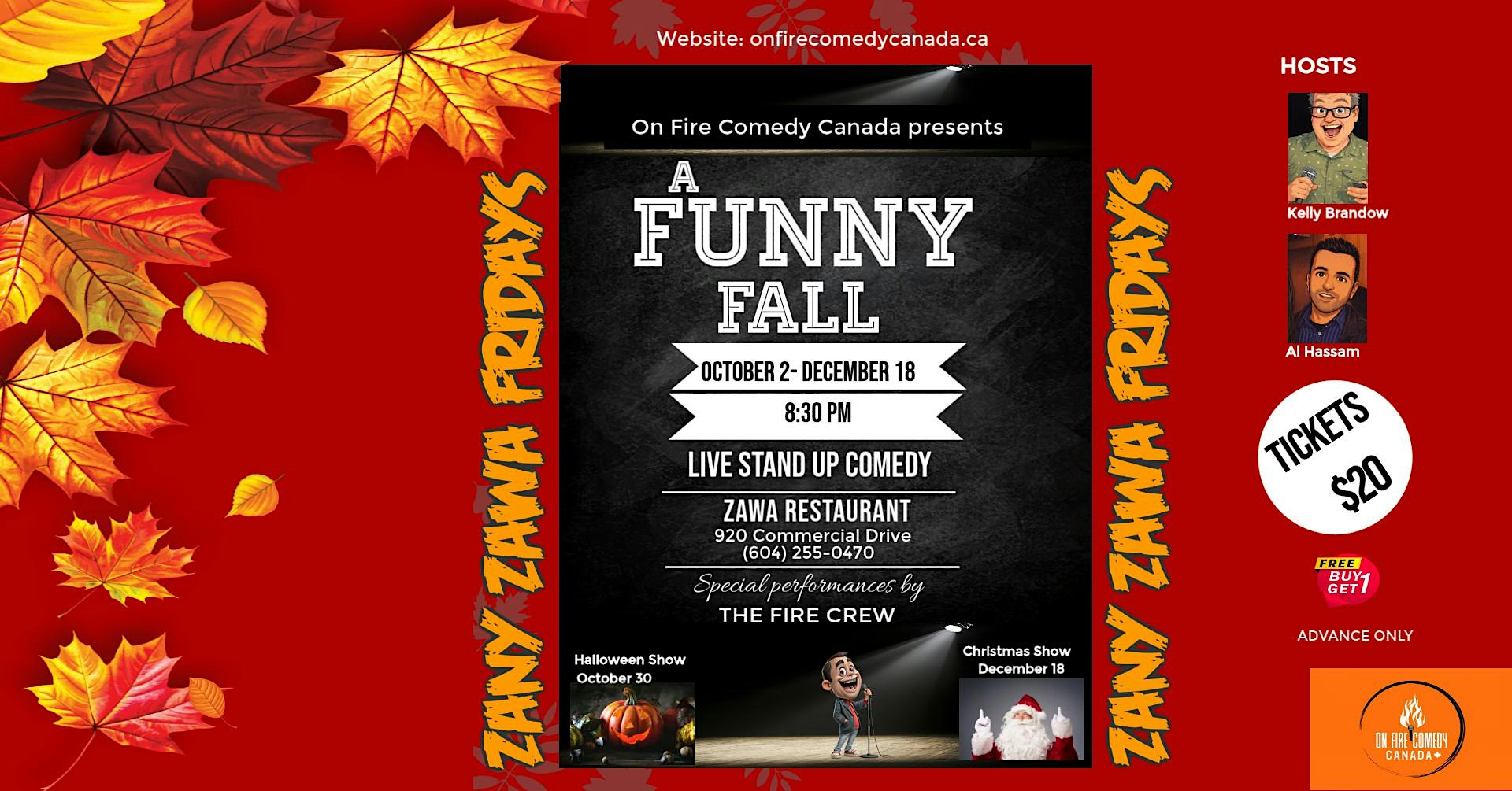 Zany Zawa Friday Night Comedy
