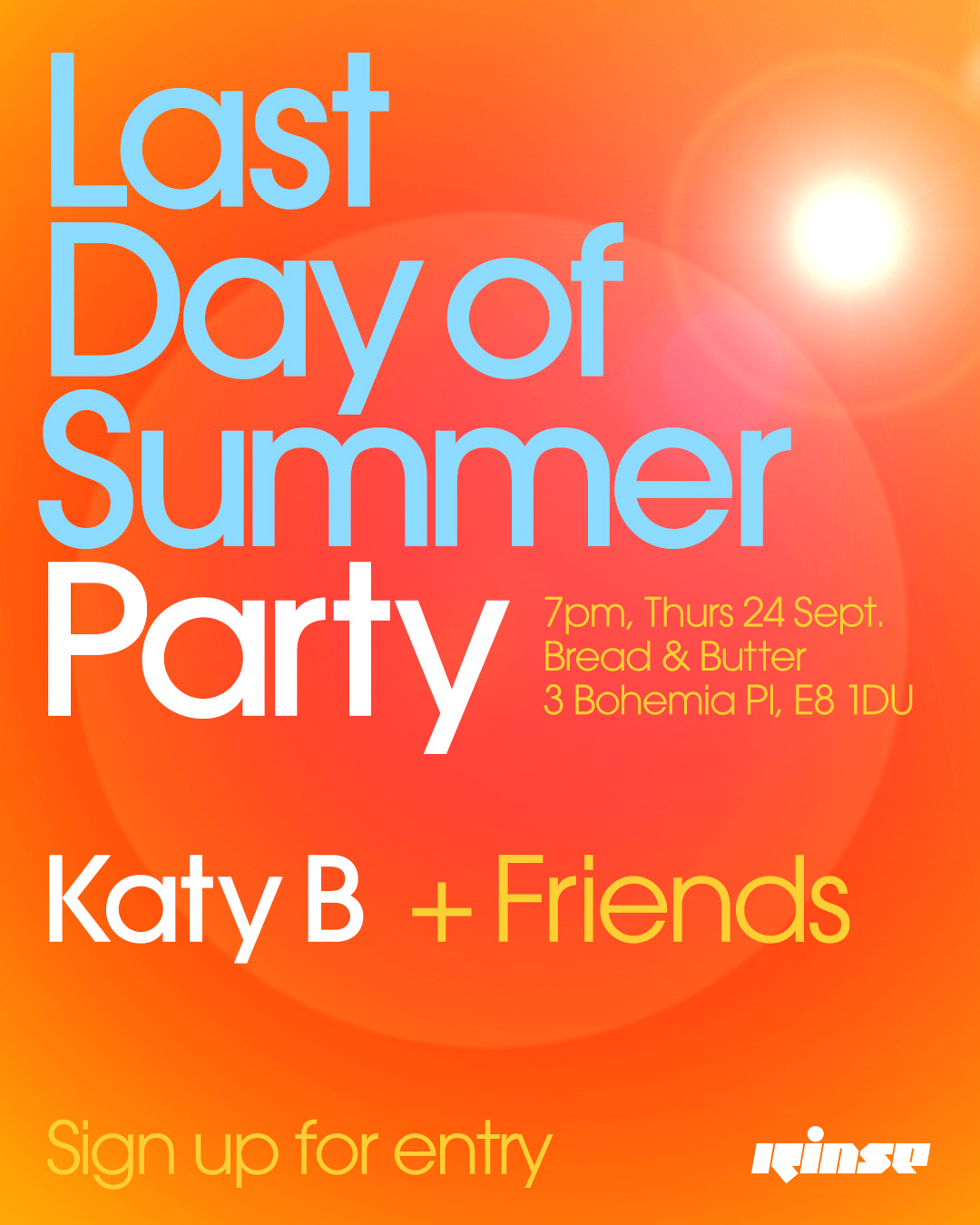 Last Day Of Summer Party