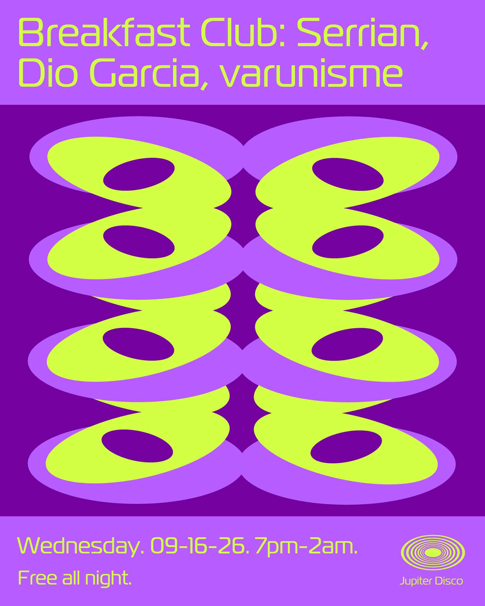 Breakfast Club: Serrian, Dio Garcia, varunisme