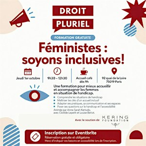 Féministes : soyons inclusives ! — Formation gratuite AGIR Femmes