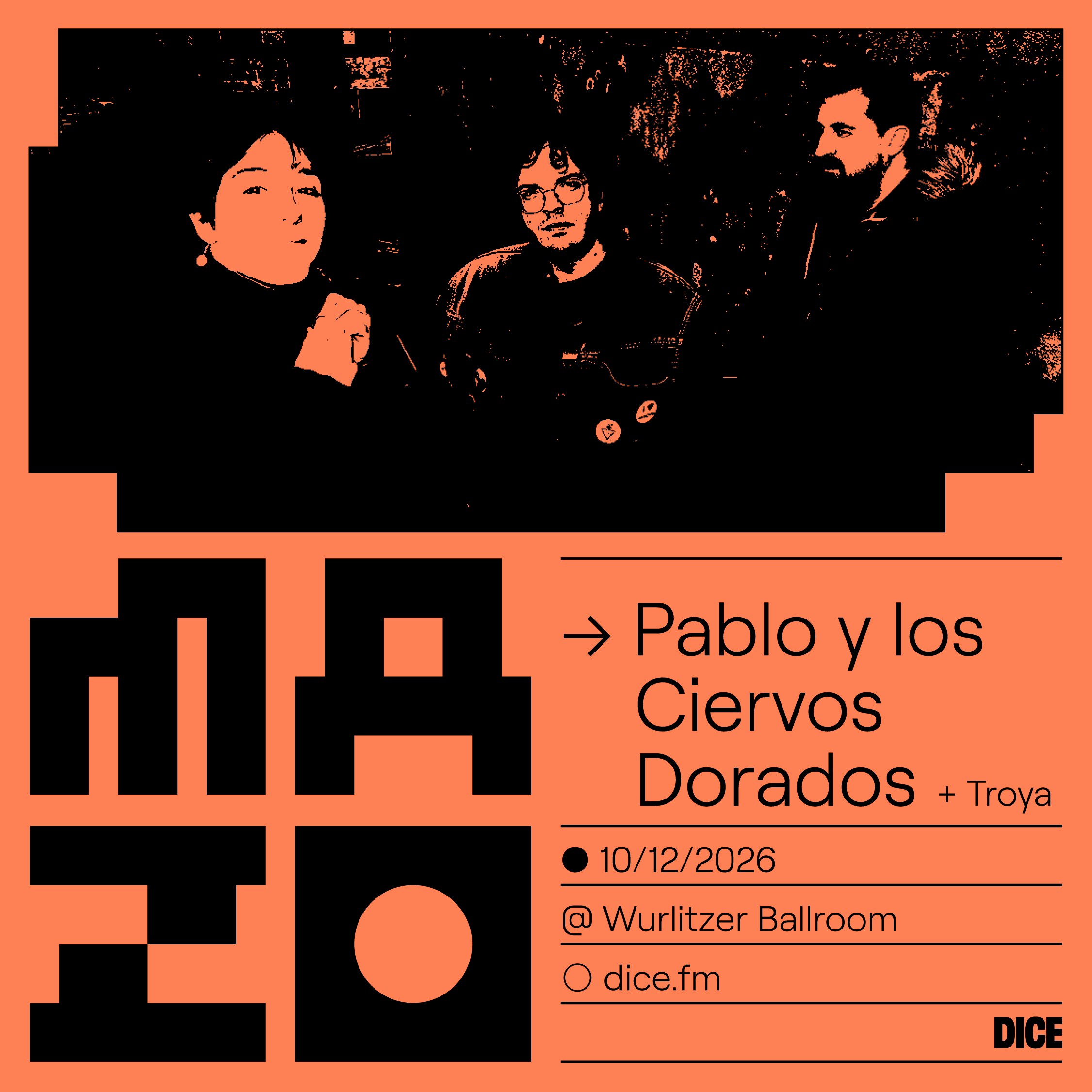 Pablo y los Ciervos Dorados + Troya en MAZO