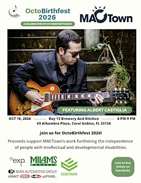 OctoBirthFest 2026 Benefiting MACTown featuring ALBERT CASTIGLIA
