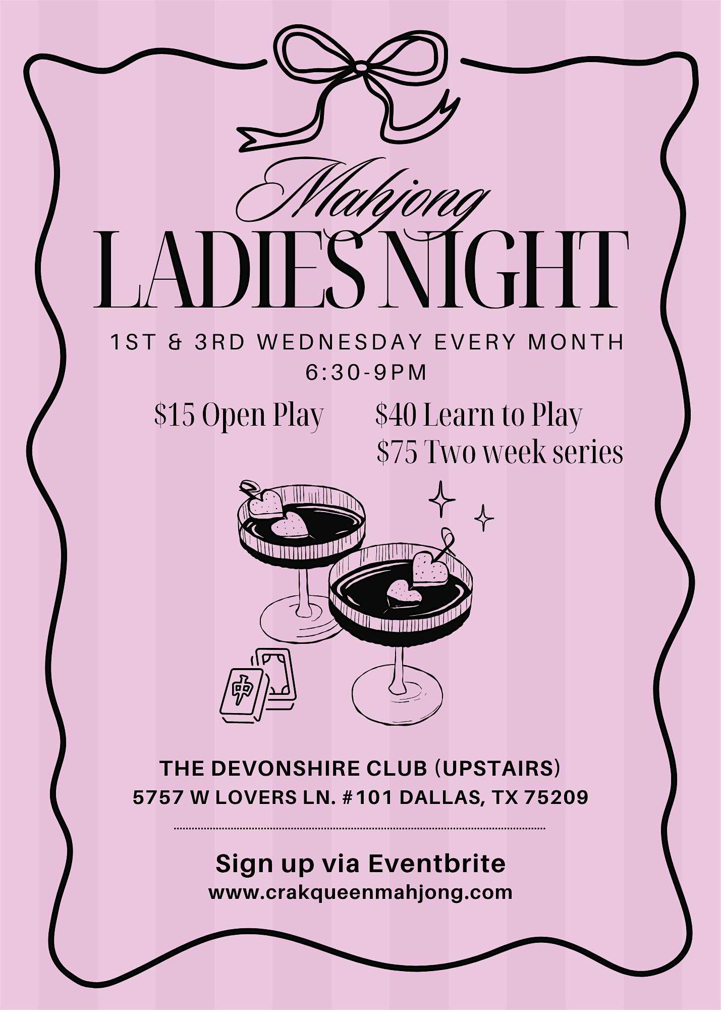 Mahjong Ladies Night