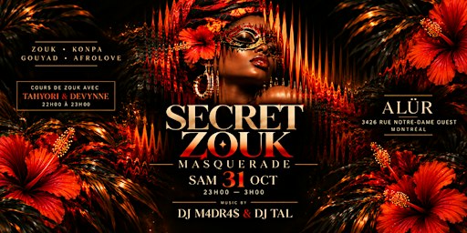 SECRET ZOUK - MASQUERADE EDITION