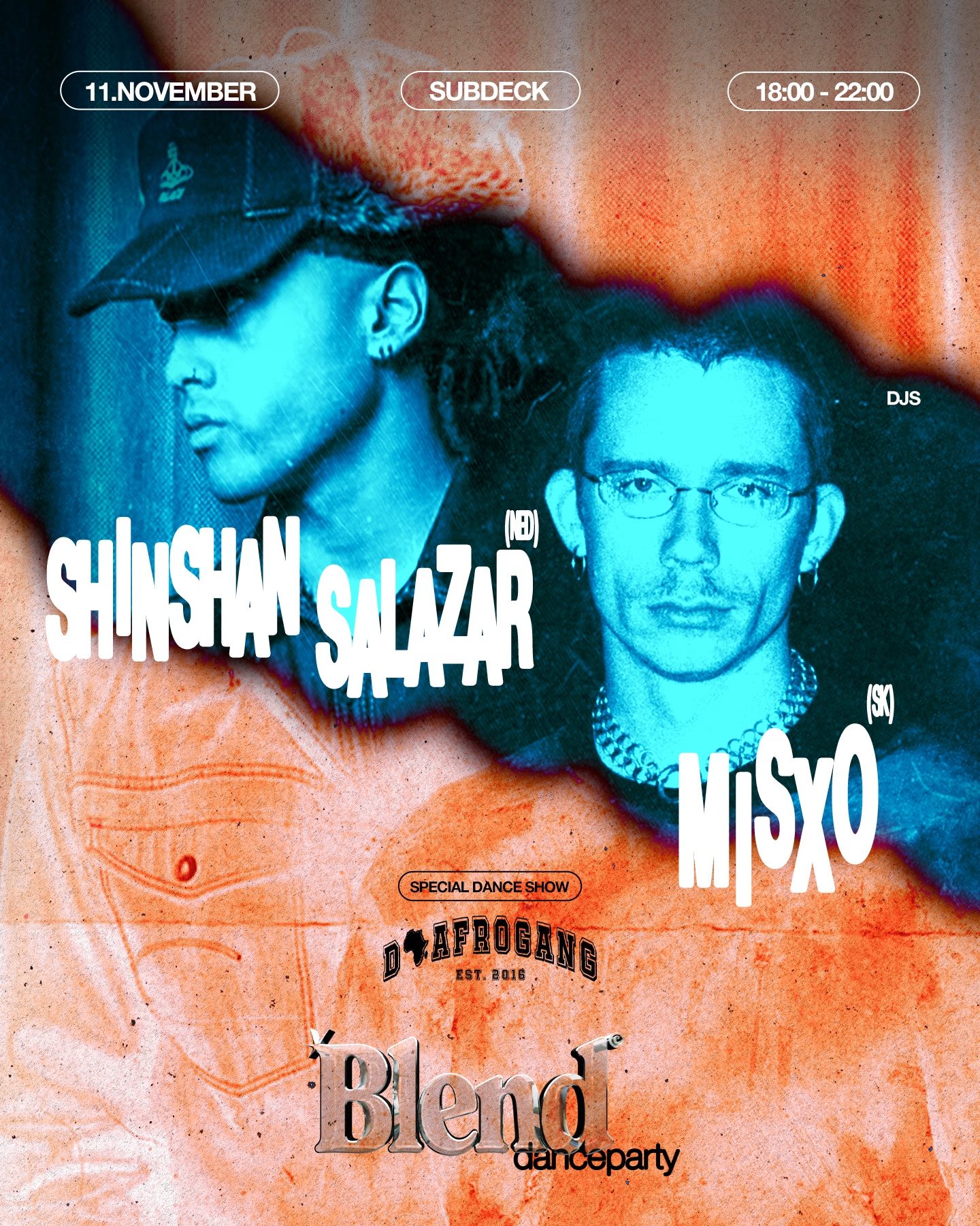 Blend Danceparty: Shinshan Salazar, misxo & D'Afrogang