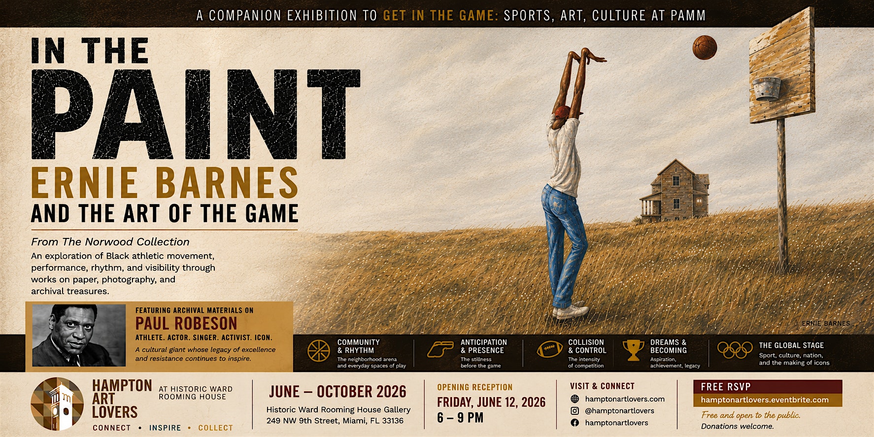 Hampton Art Lovers Presents | In the Paint featuring Ernie Barnes