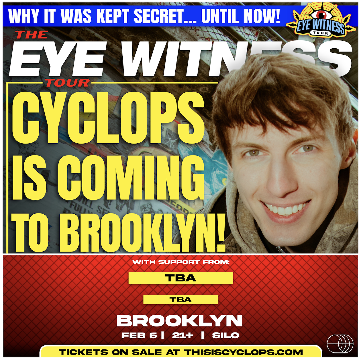 Cyclops - The Eye Witness Tour