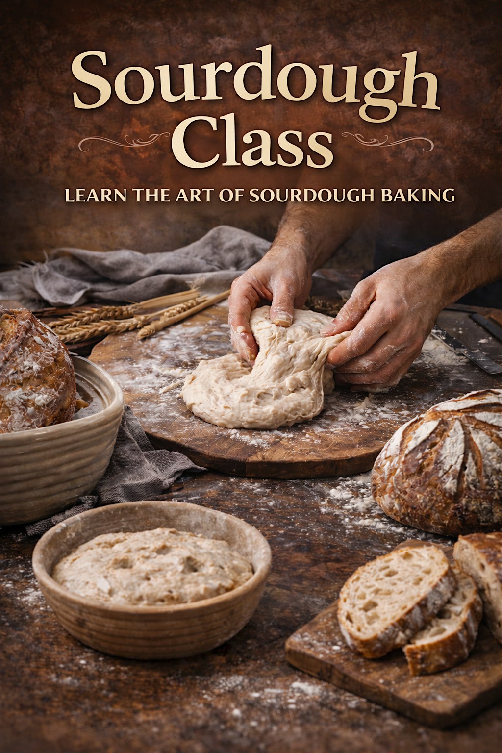 All About Sourdough Baking Class $85 @ Saute Academy in Monrovia