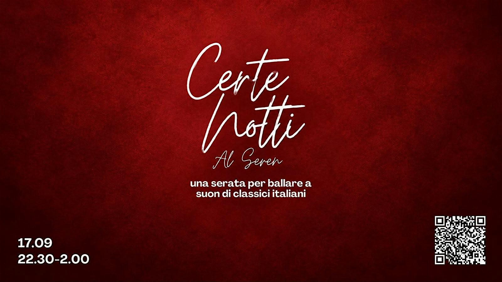 Certe Notti al Seren
