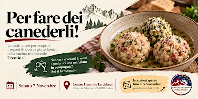 Canederlata - Workshop di canederli & Mangiata trentina