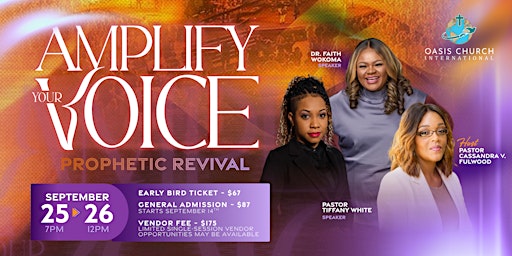 Amplify Your Voice: Prophetic Revival
