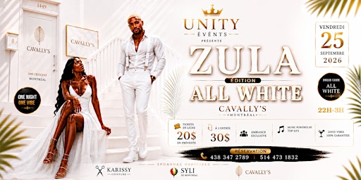 ZULA  ( ÉDITION ALL WHITE  )