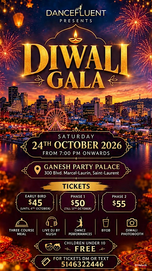 DanceFluent presents- DIWALI GALA’26 Bigger. Brighter. Bolder.