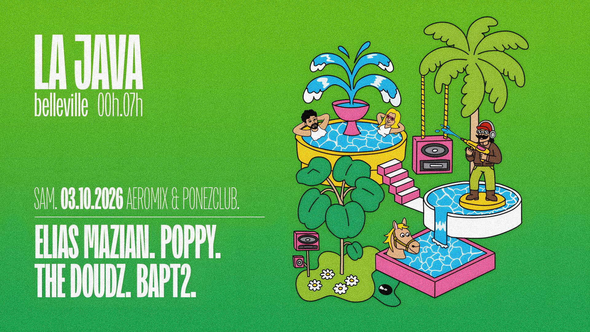 Aeromix & Ponez Club: Elias Mazian, Poppy & More