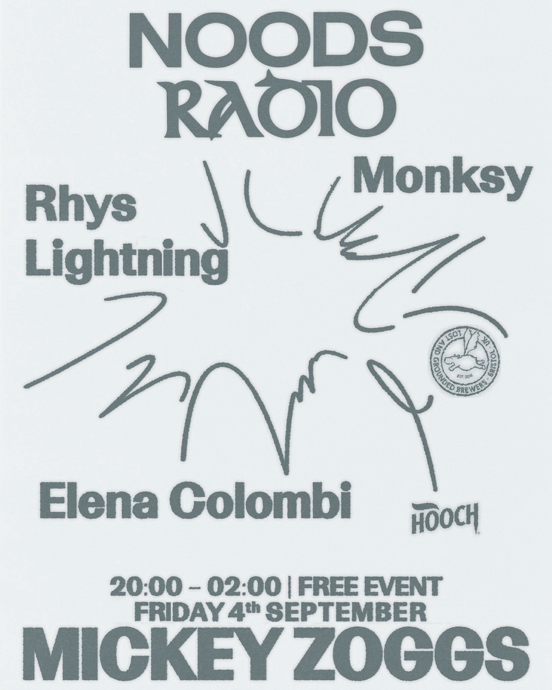 Noods Radio: Elena Colombi, Rhys Lightning & Monksy