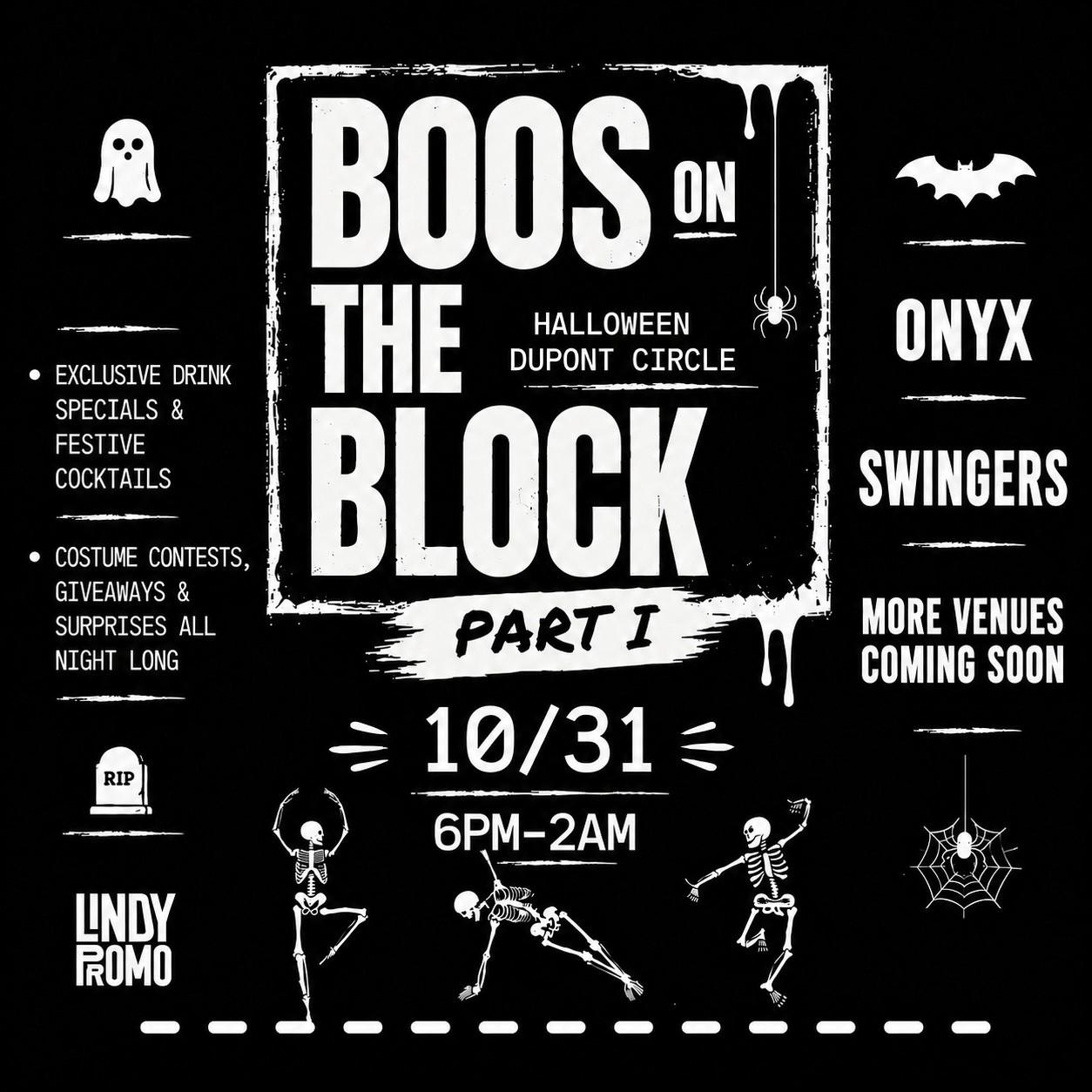 DC Dupont Circle's Boos on the Block Part 1 Halloween Block Party 10/31
