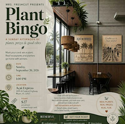 Plant Bingo