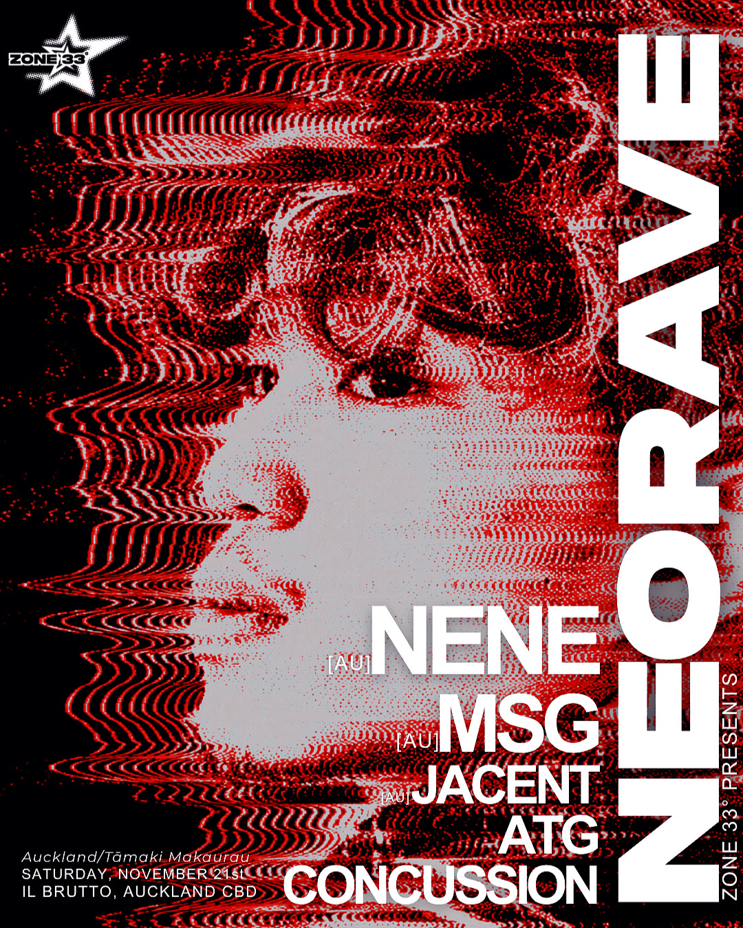 ZONE 33 PRESENTS: NEORAVE [AUCKLAND]