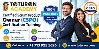 2 Days Certified Scrum Product Owner (CSPO) Training in Dallas, TX