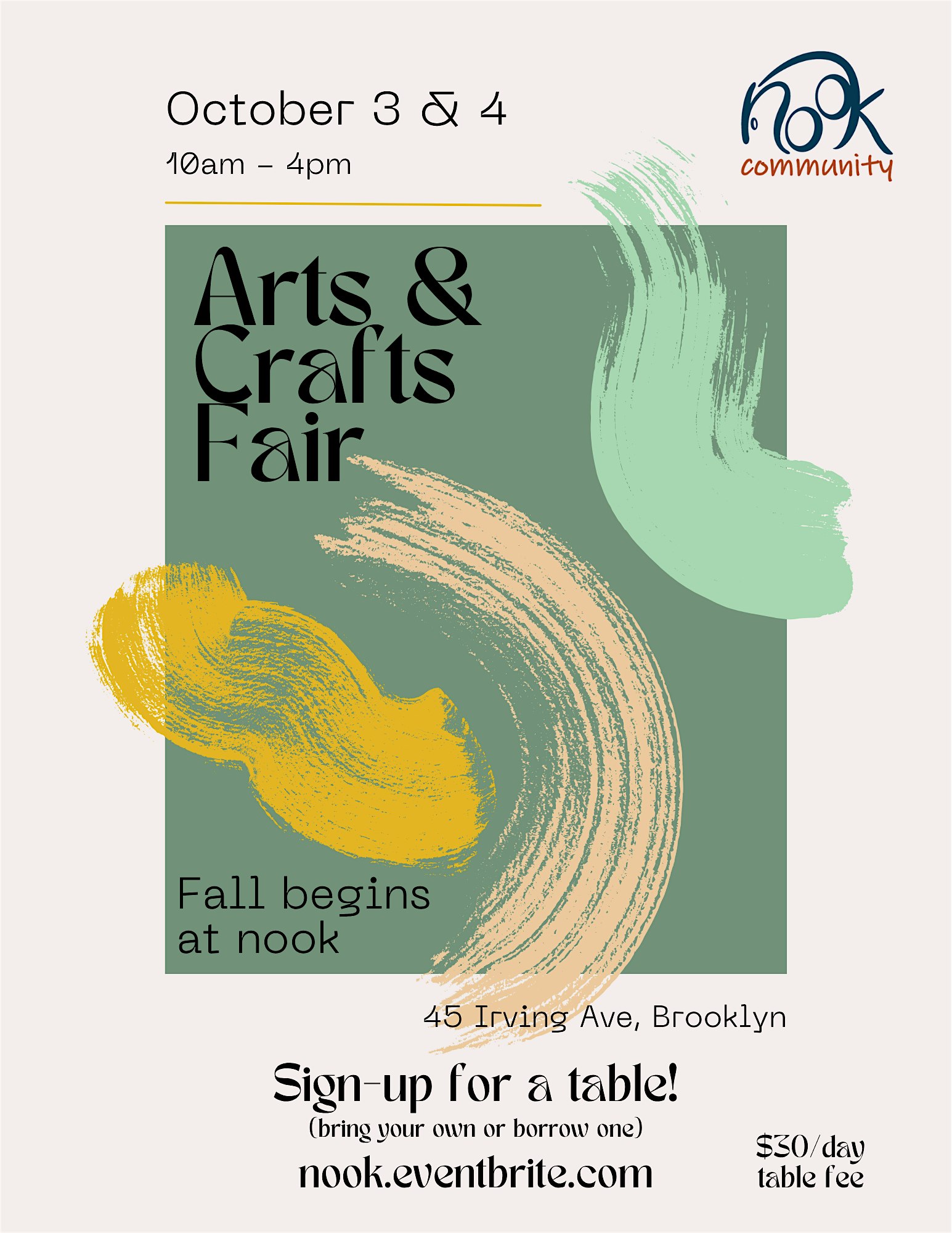 Arts & Craft Fair - Fall Begins at Nook